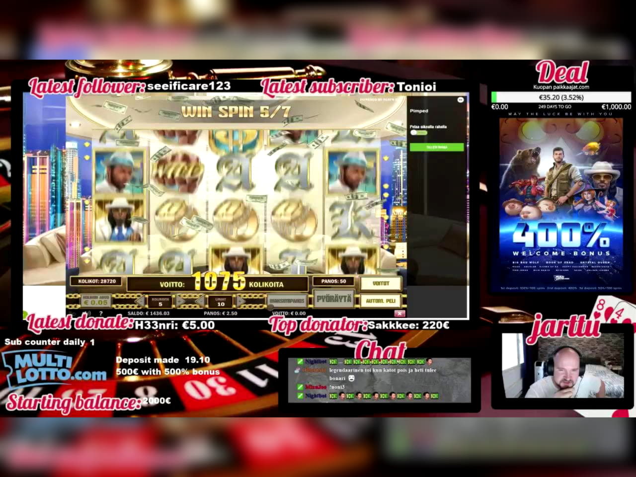 €50 Free Chip Casino at River Belle Casino