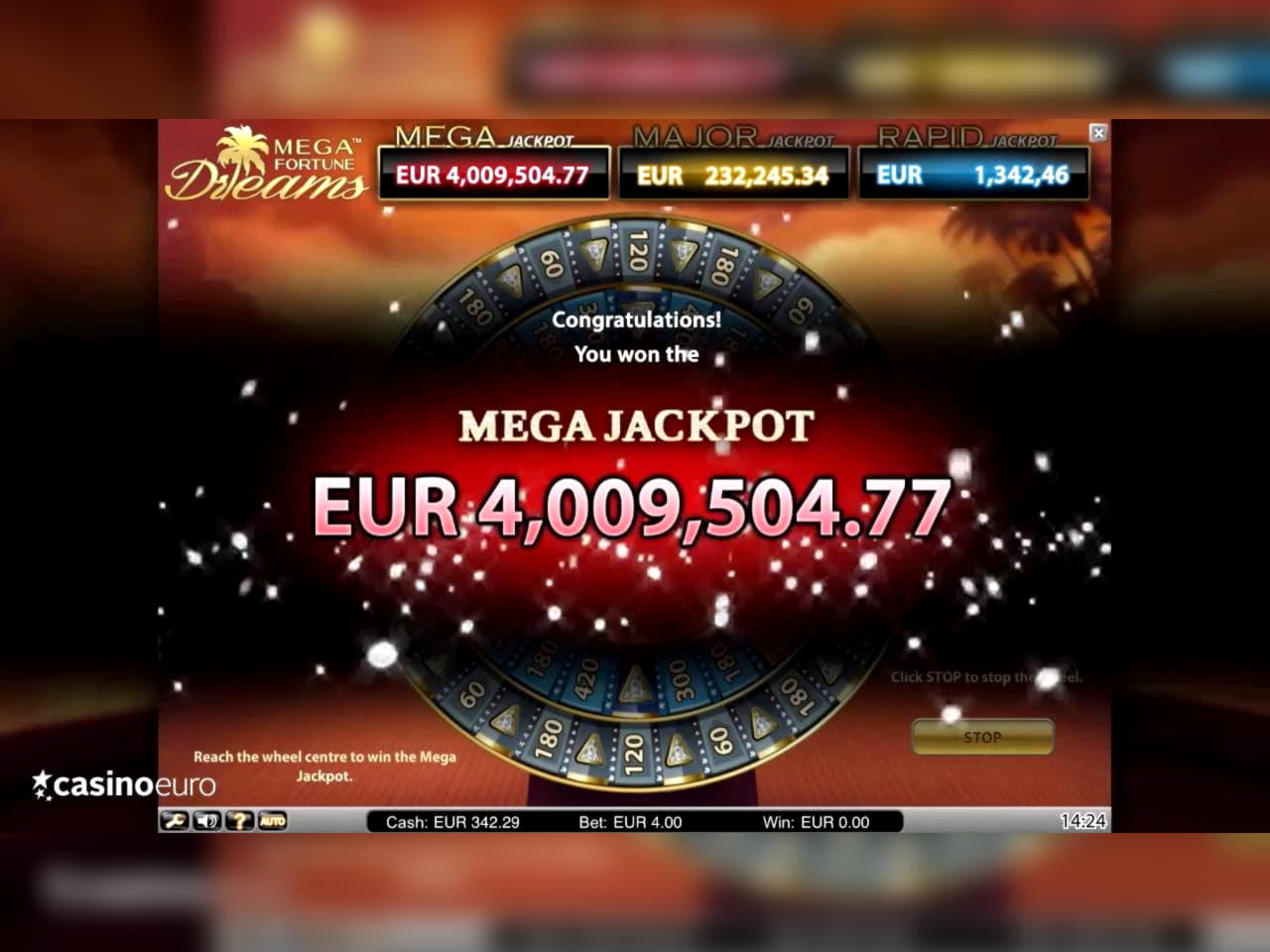 Eur 965 Online Casino Tournament at Betway Casino