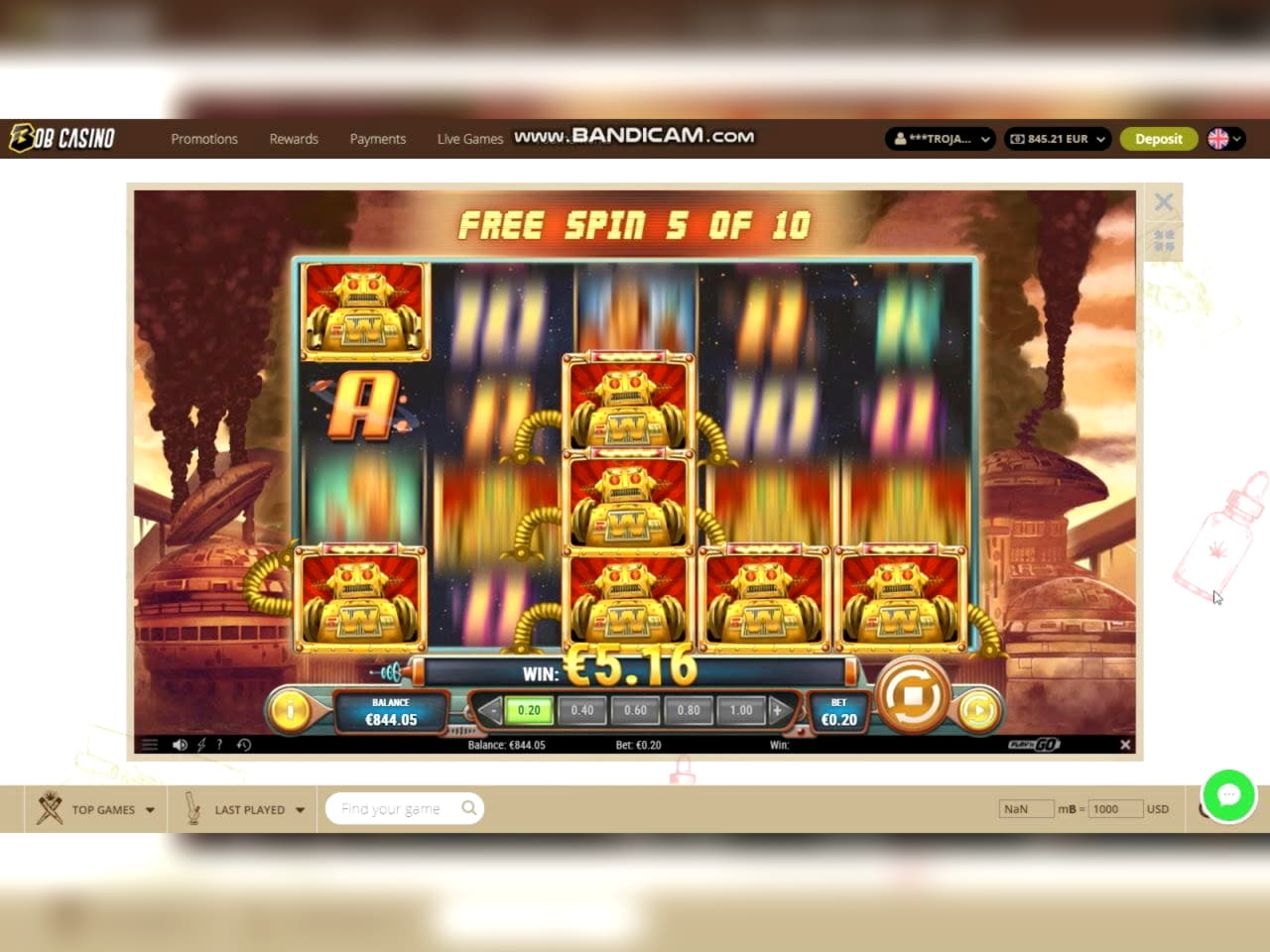 EURO 4700 no deposit bonus code at Euro Palace Casino