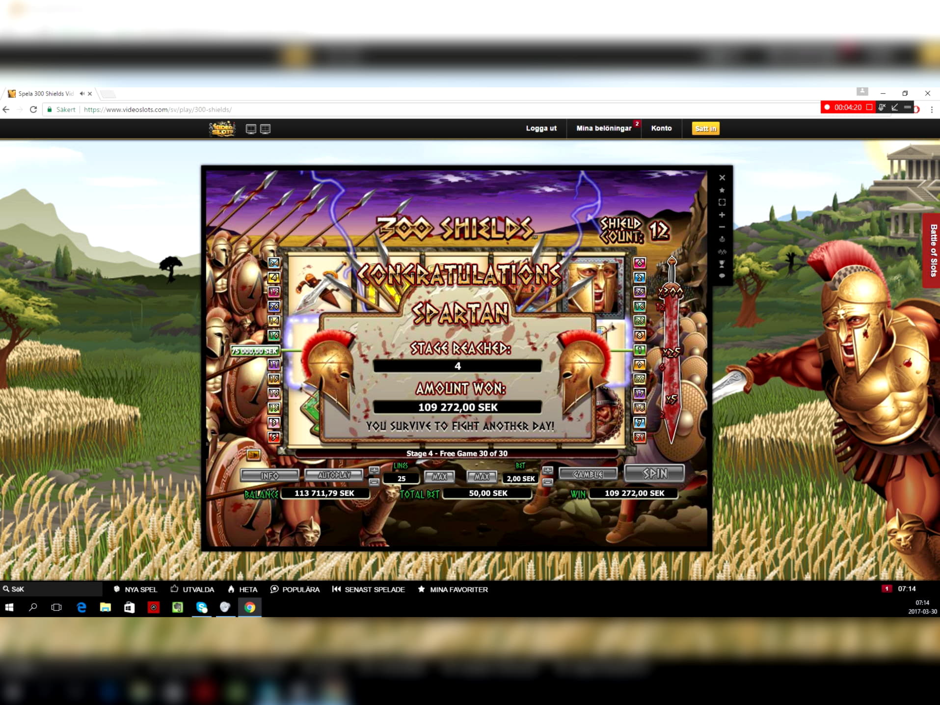 225 Free spins casino at Nordi Casino