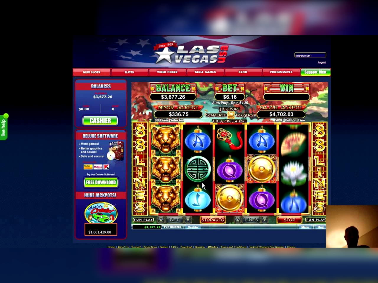 €715 Daily freeroll slot tournament at Club Gold Casino