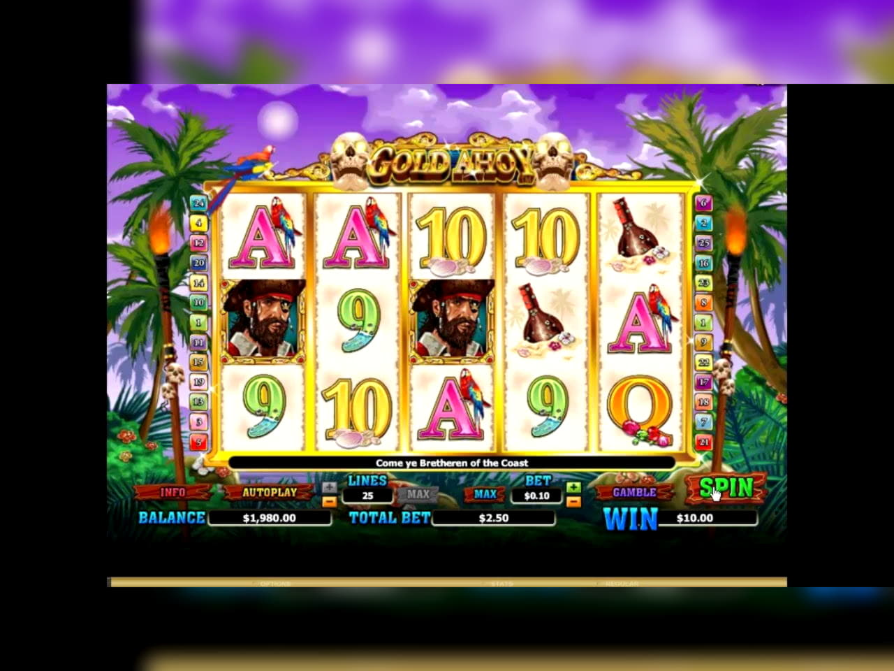 290 Loyalty Free Spins! at bWin Casino