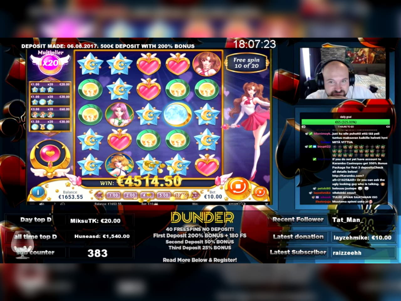 95 free spins no deposit casino at Luxury Casino