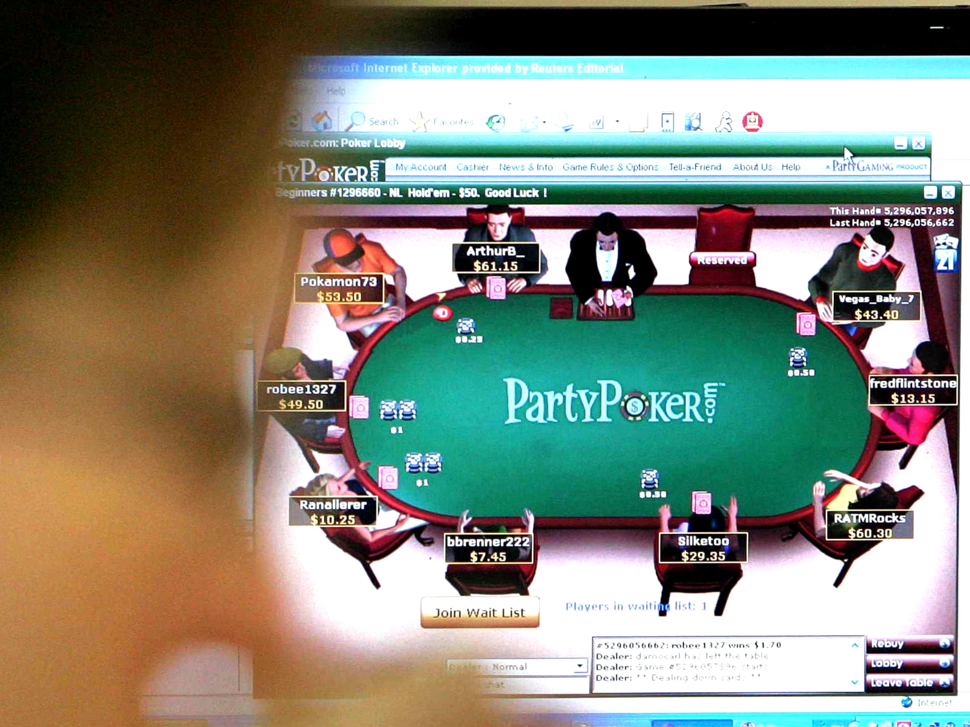 £405 casino chip at William Hill Casino