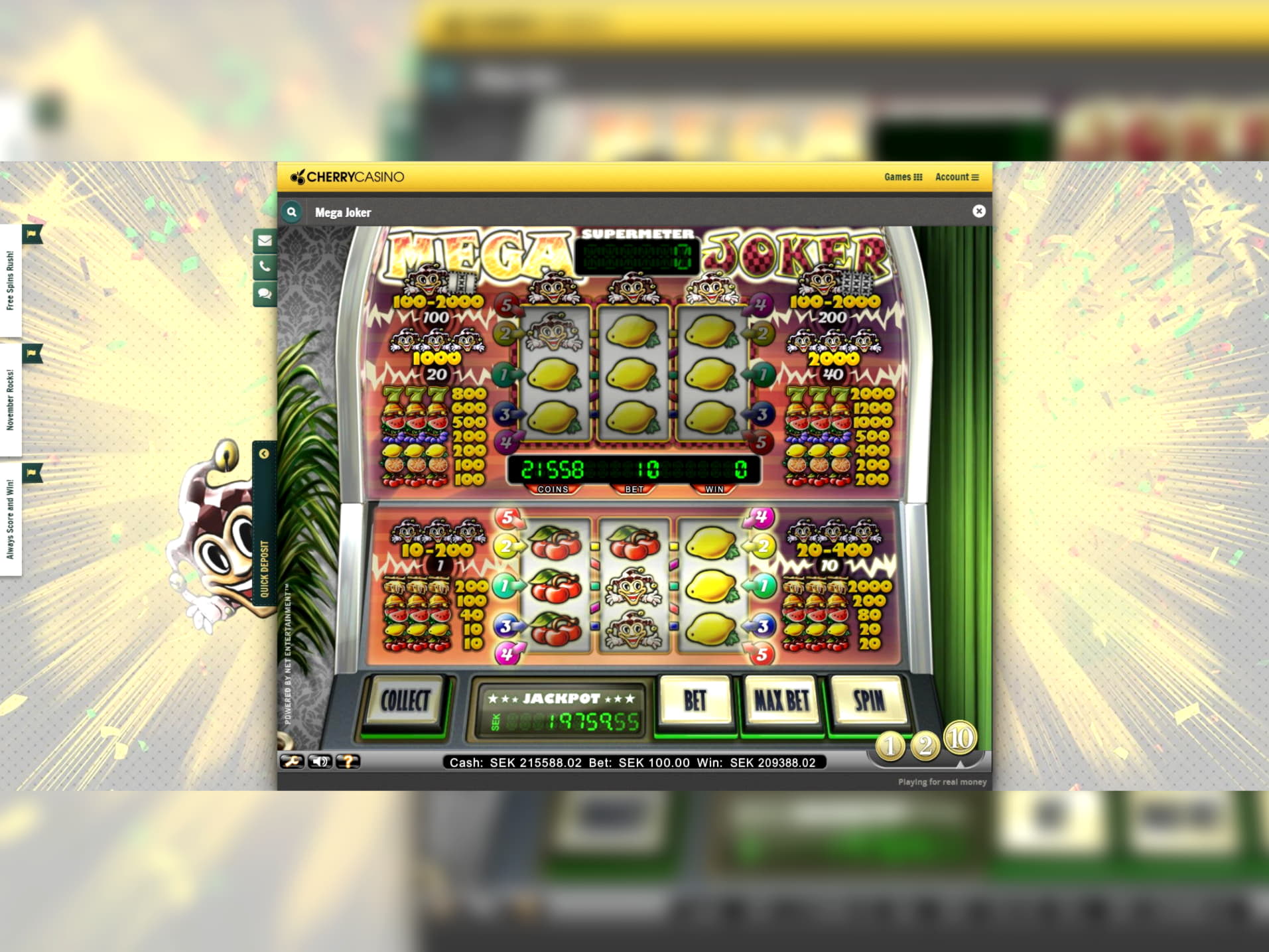 EURO 560 Free Chip Casino at Omni Casino
