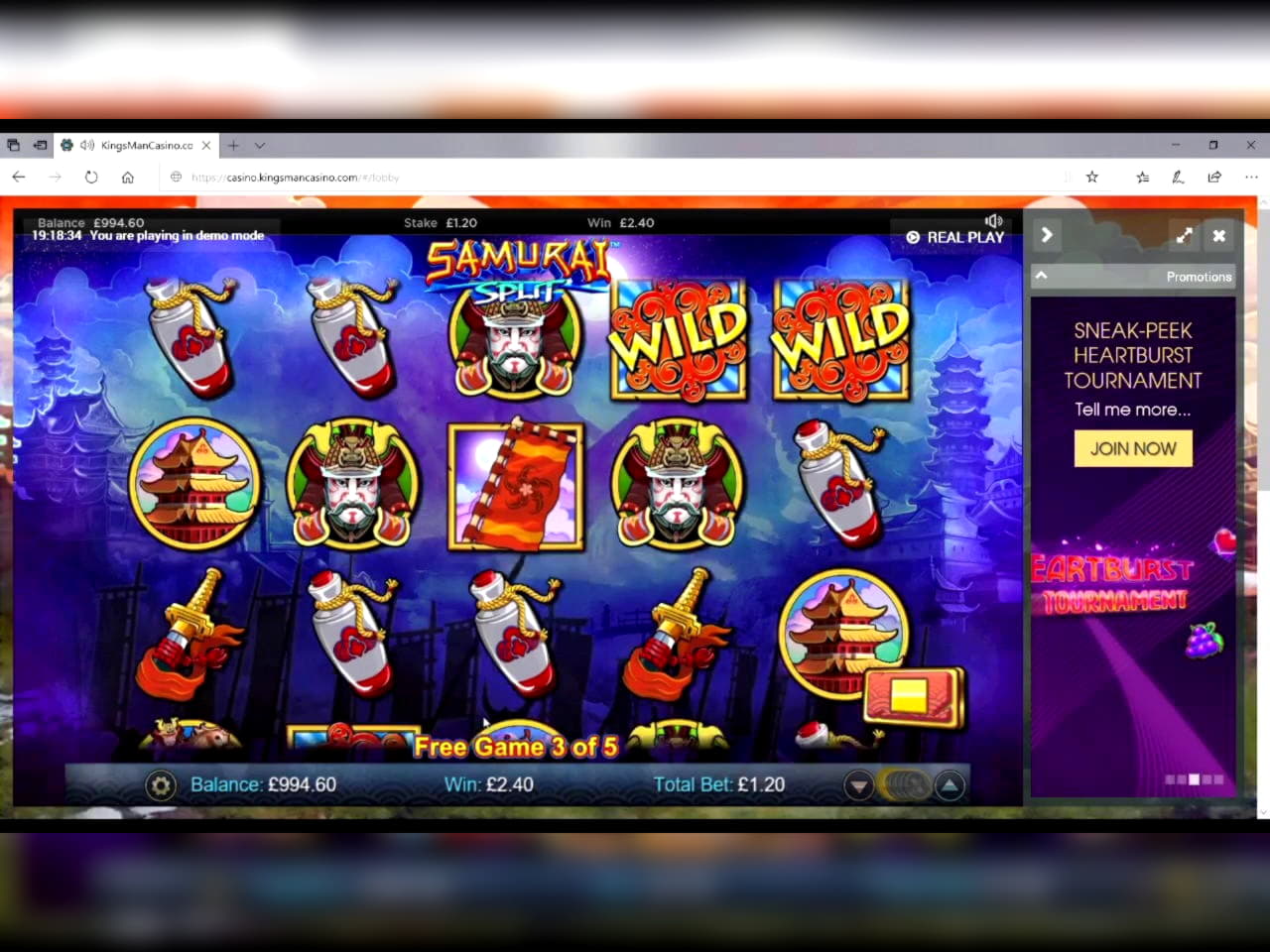 200 FREE SPINS at Euro Palace Casino
