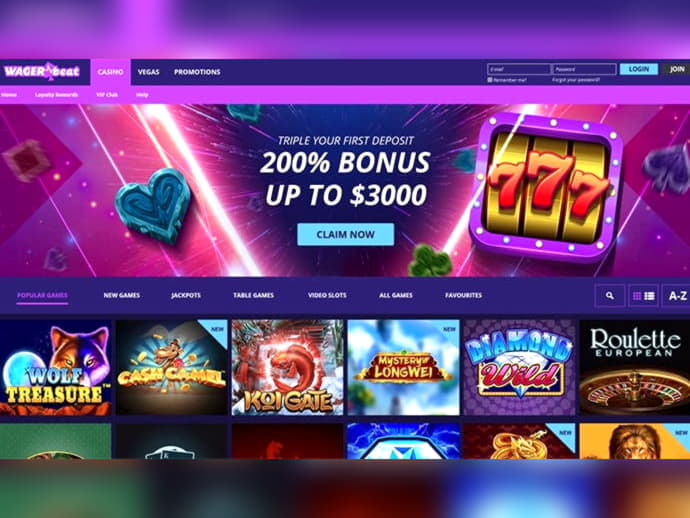 960% Deposit match bonus at Zodiac Casino
