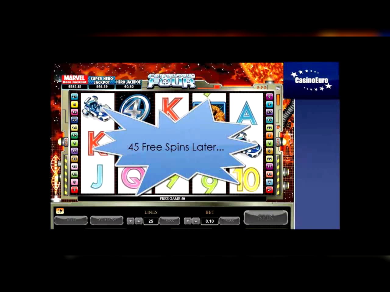 EURO 175 Online Casino Tournament at Casino Action