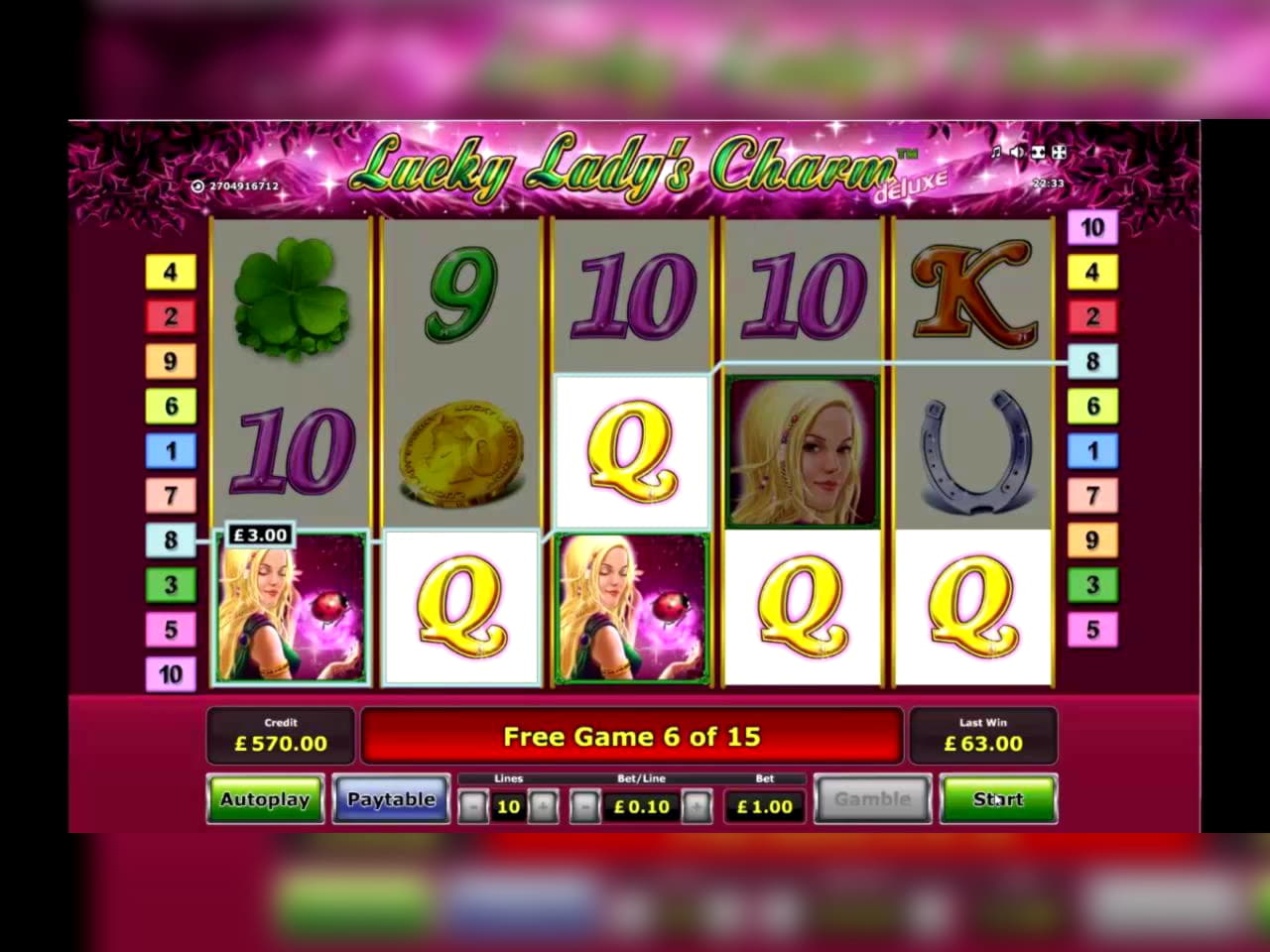 280 free spins no deposit at Grand Hotel Casino