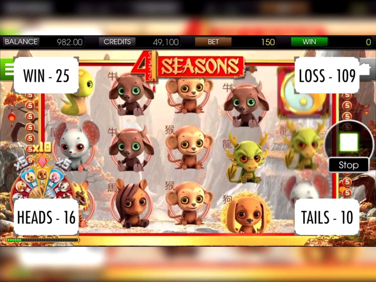 150 free spins no deposit at bWin Casino