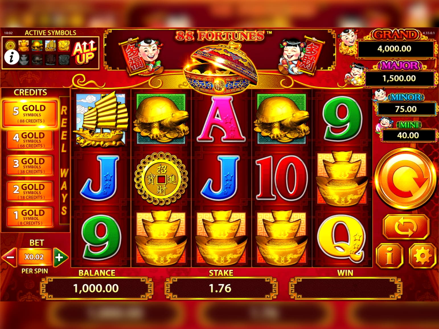 80 free casino spins at Club Gold Casino