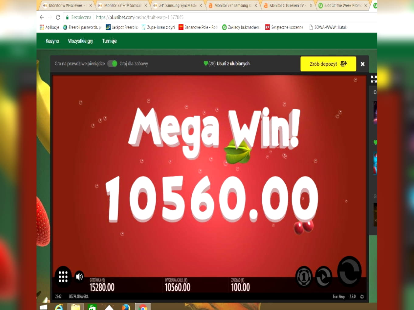230% casino match bonus at Nordi Casino