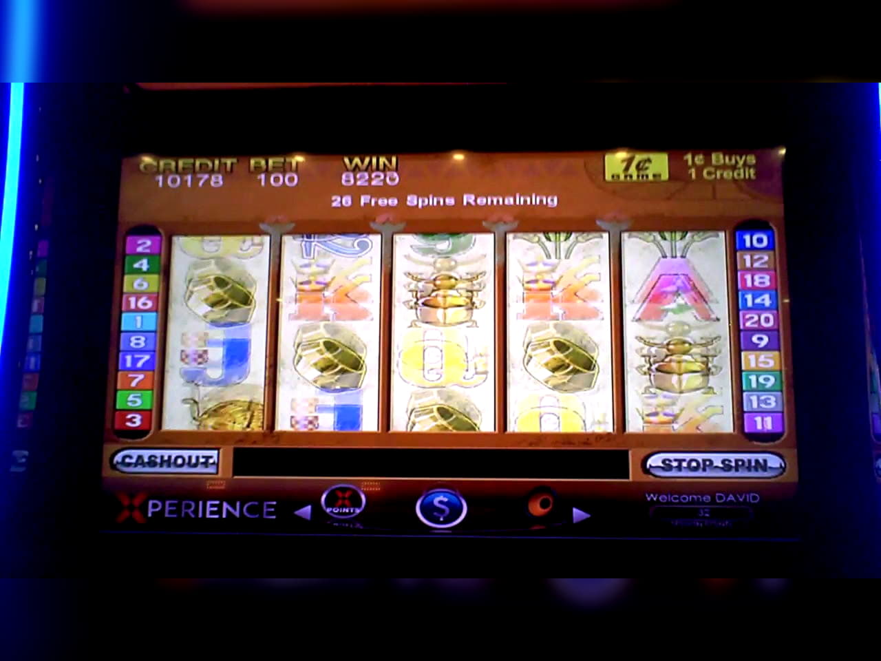 22 free spins at Euro Palace Casino
