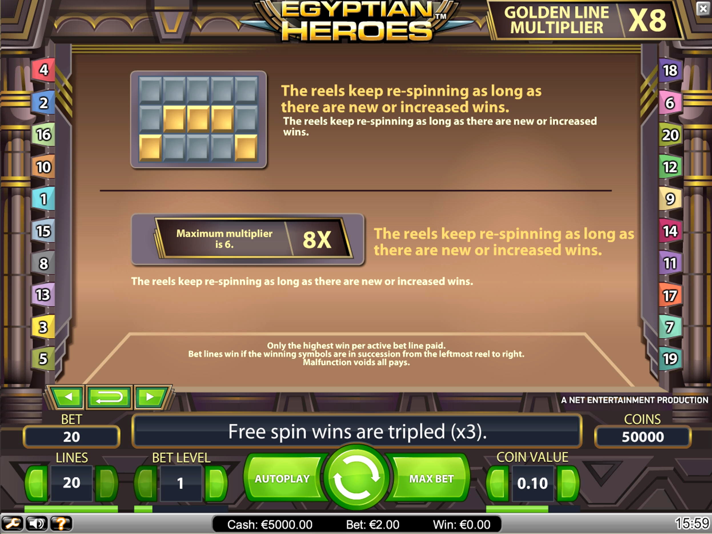 240 Free spins no deposit casino at Inter Casino