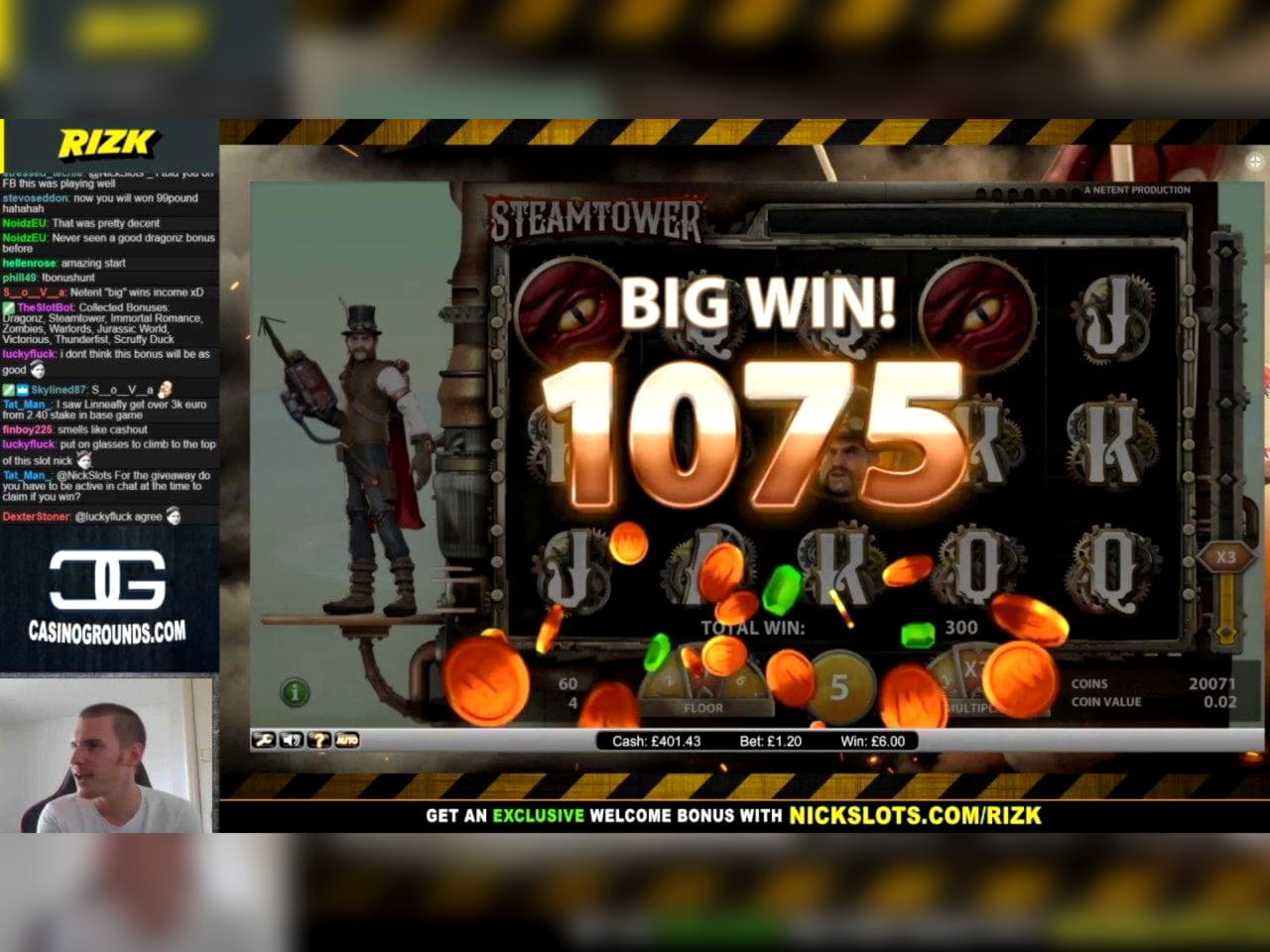 295 free spins at Bet Rebels Casino