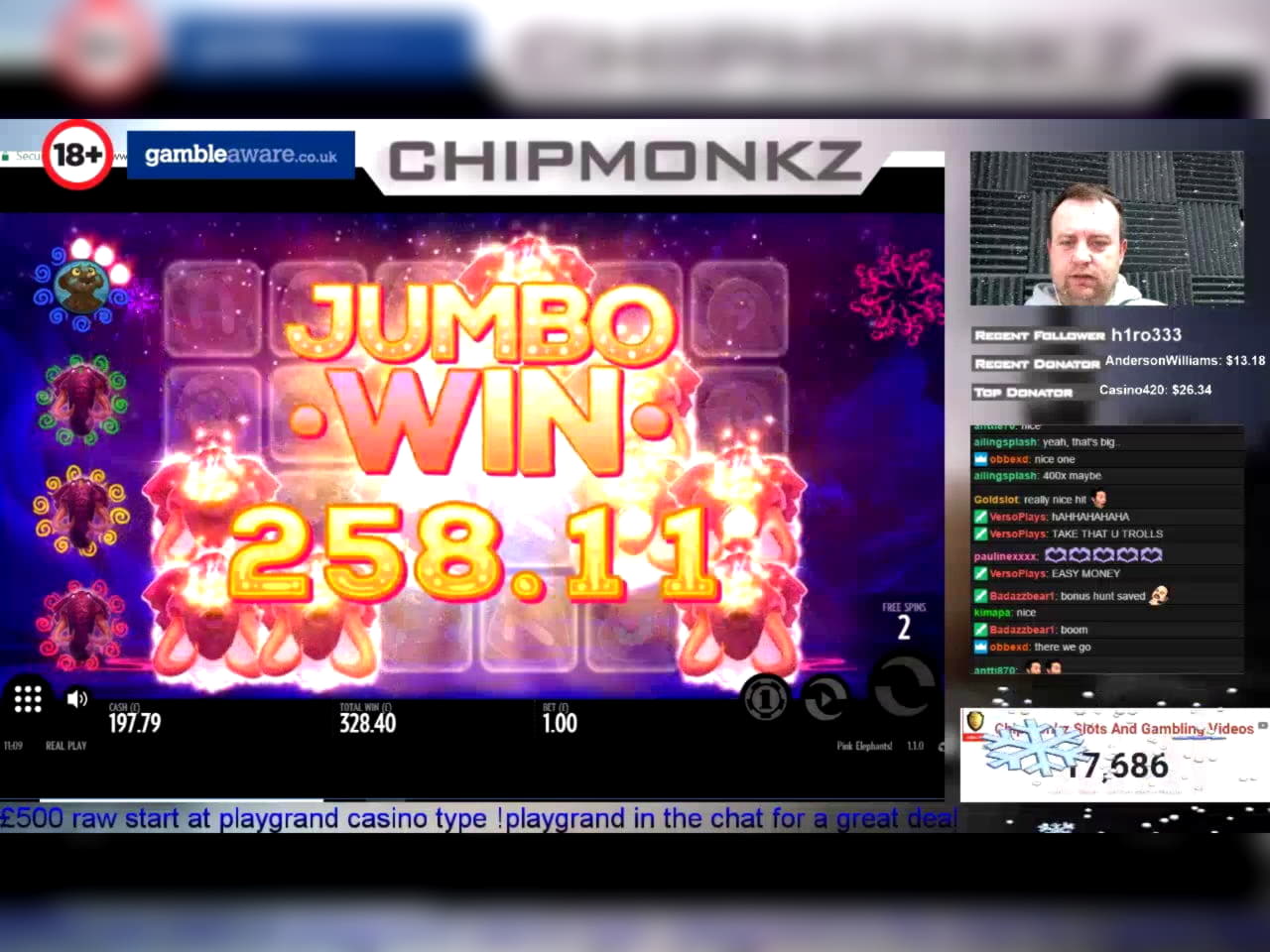 $333 FREE Casino Chip at Seven Cherries Casino