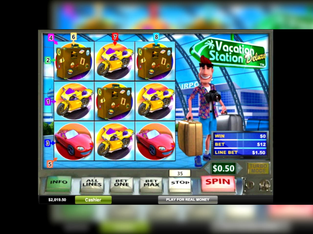 325% Casino match bonus at Spin Palace Casino