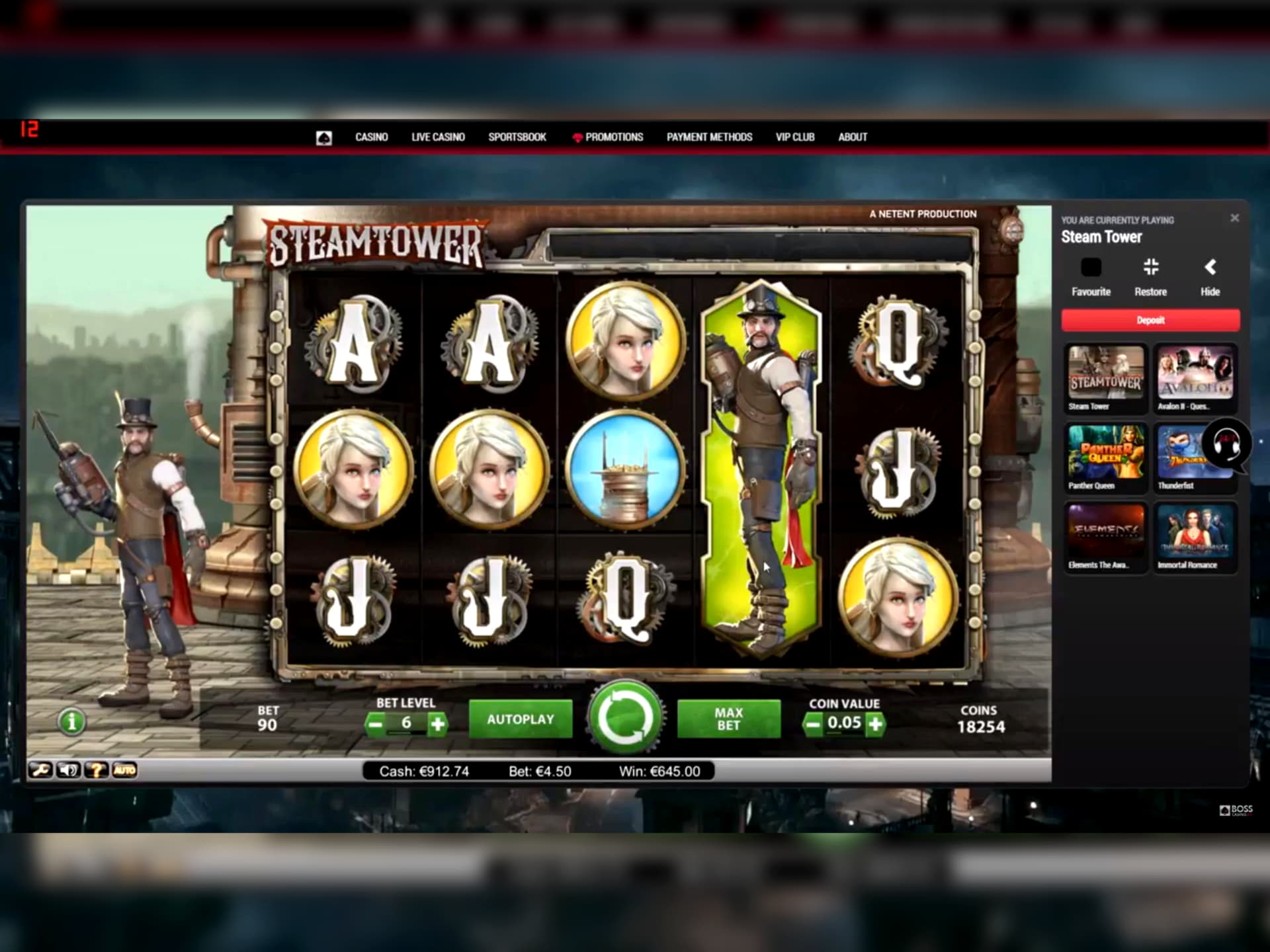 85% Casino match bonus at Royal Dubai Casino