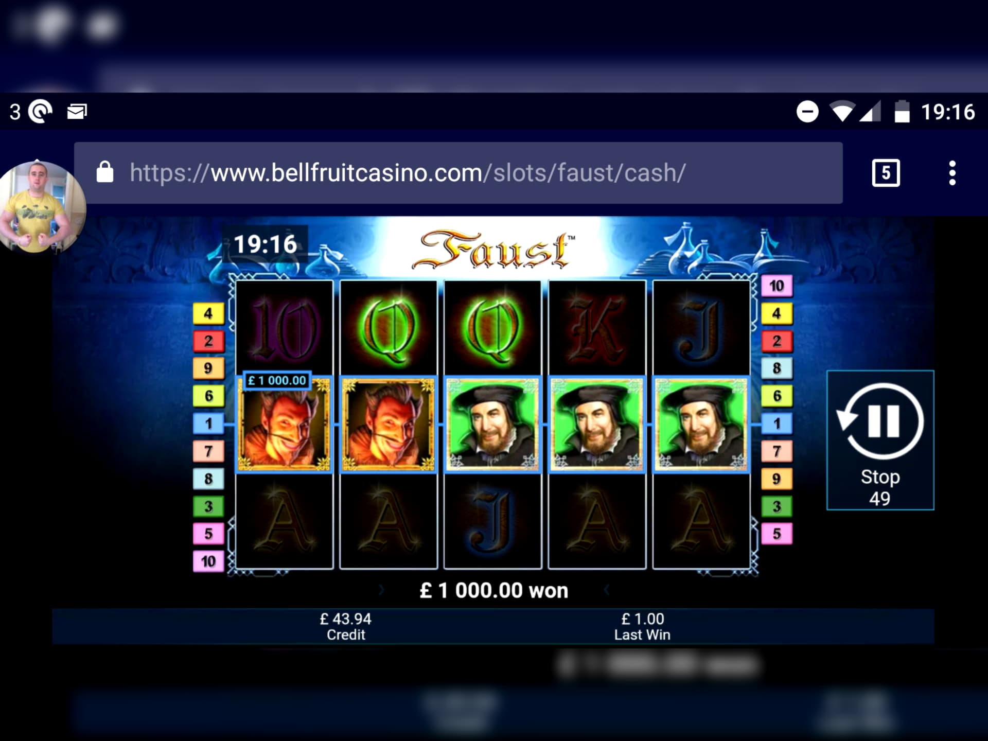 640% Casino match bonus at Casino-X