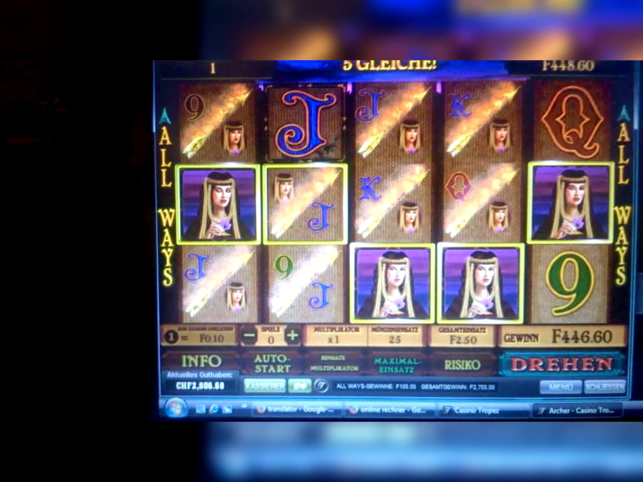 920% Match bonus casino at Zodiac Casino
