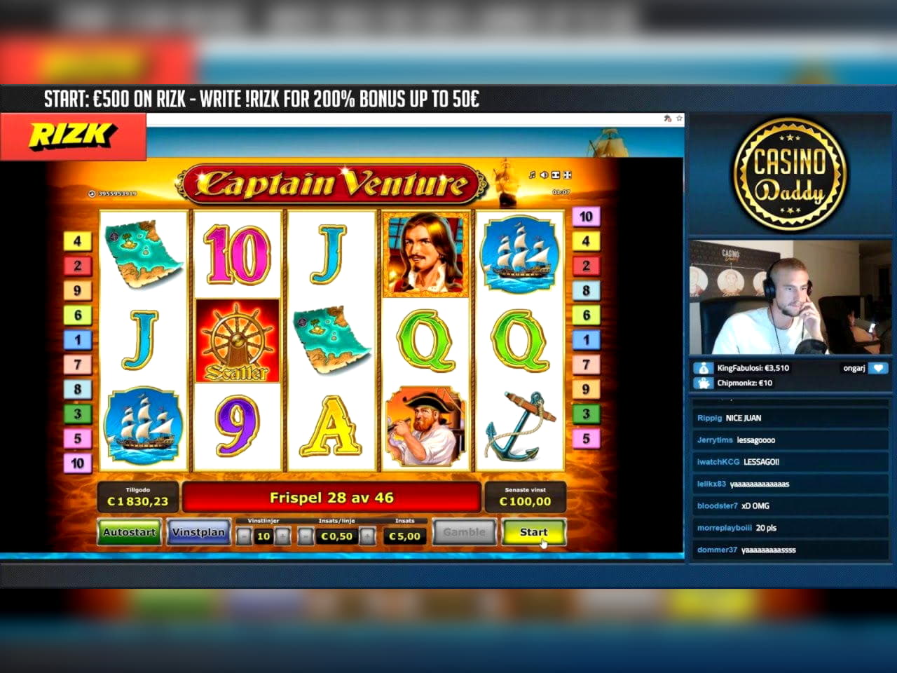 €88 Online Casino Tournament at Euro Palace Casino