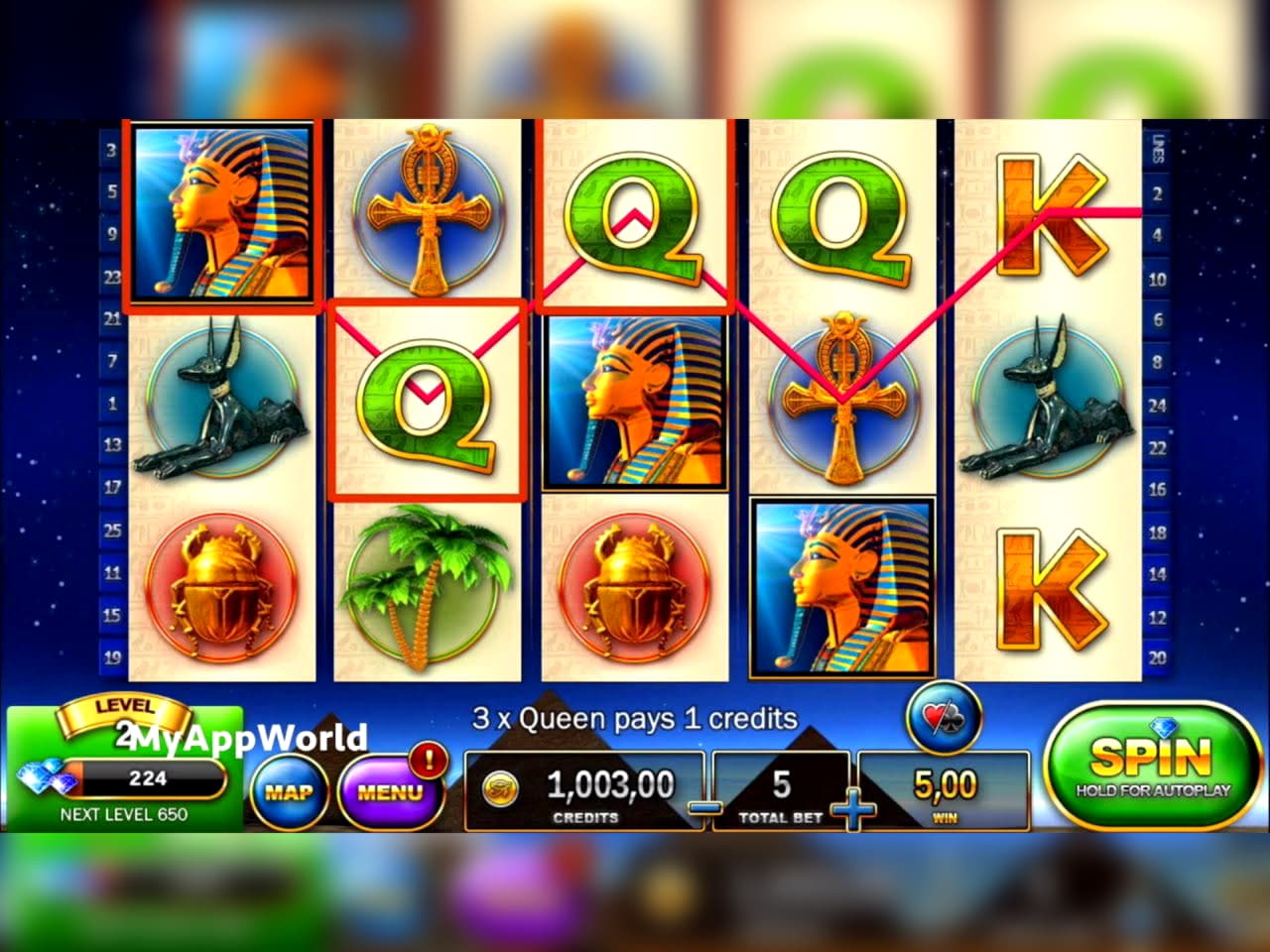 110 free spins no deposit at Inter Casino