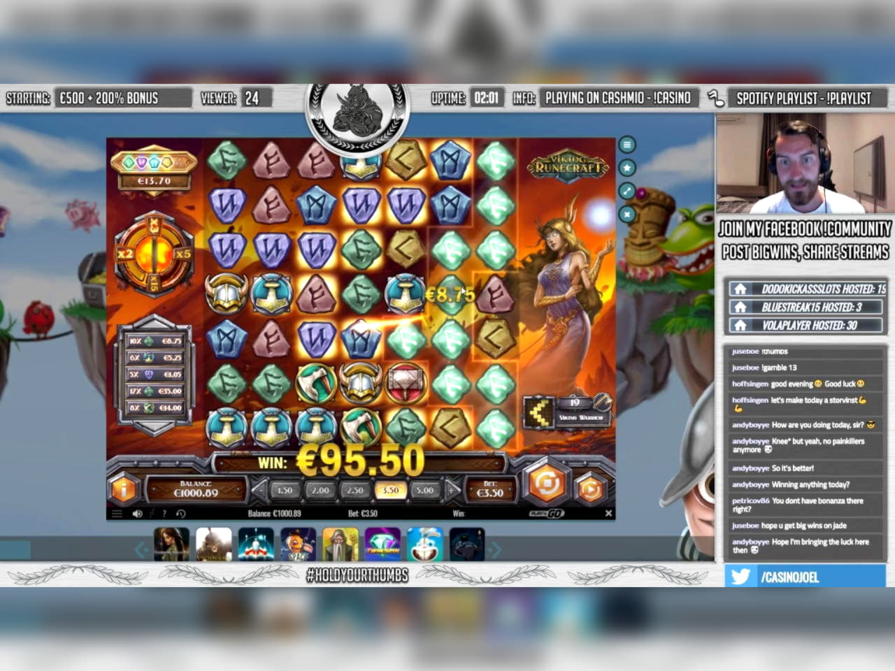 280 Free Casino Spins at Casino Action