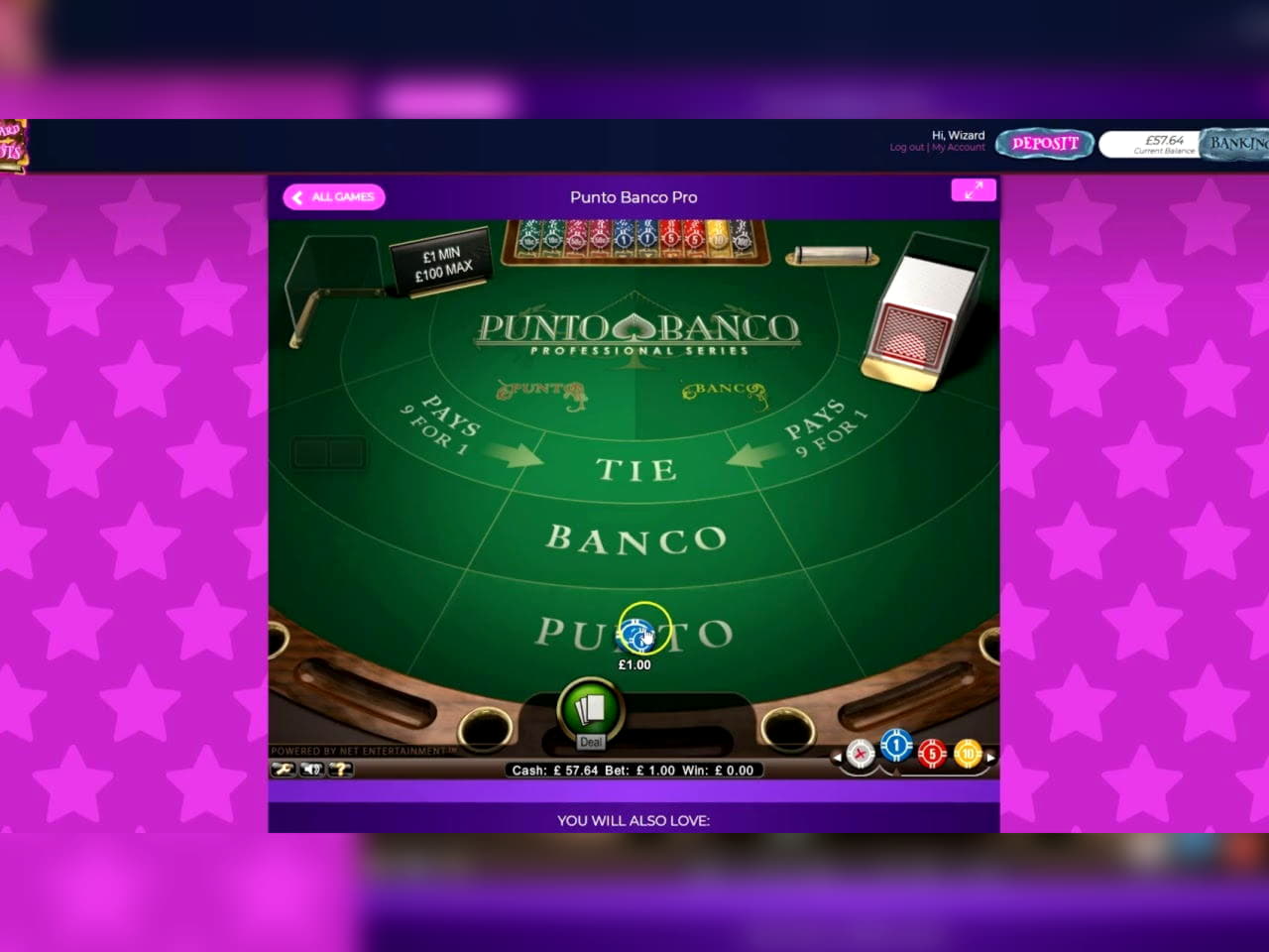 145% Match Bonus Casino at bWin Casino