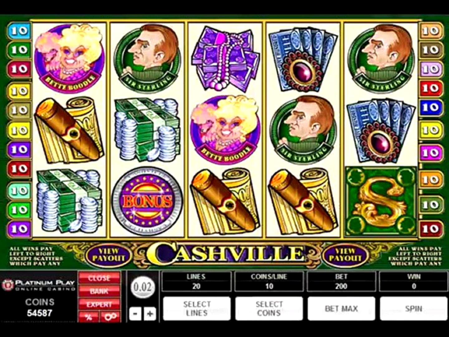 EUR 66 Online Casino Tournament at Luxury Casino