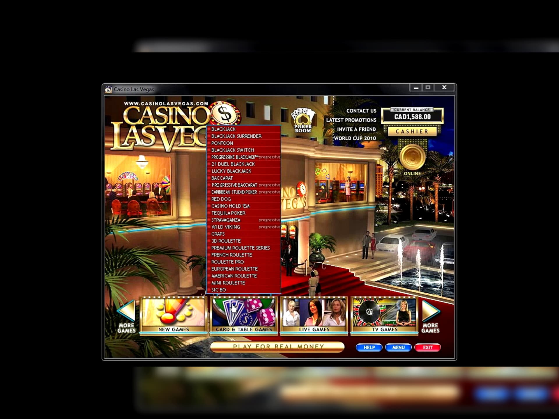 €2350 NO DEPOSIT BONUS CASINO at Betway Casino