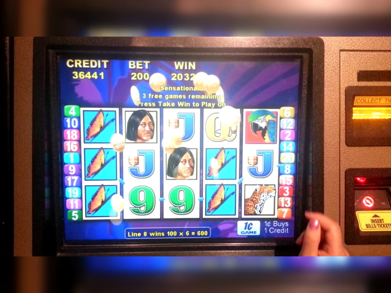 66 free spins at Casino com