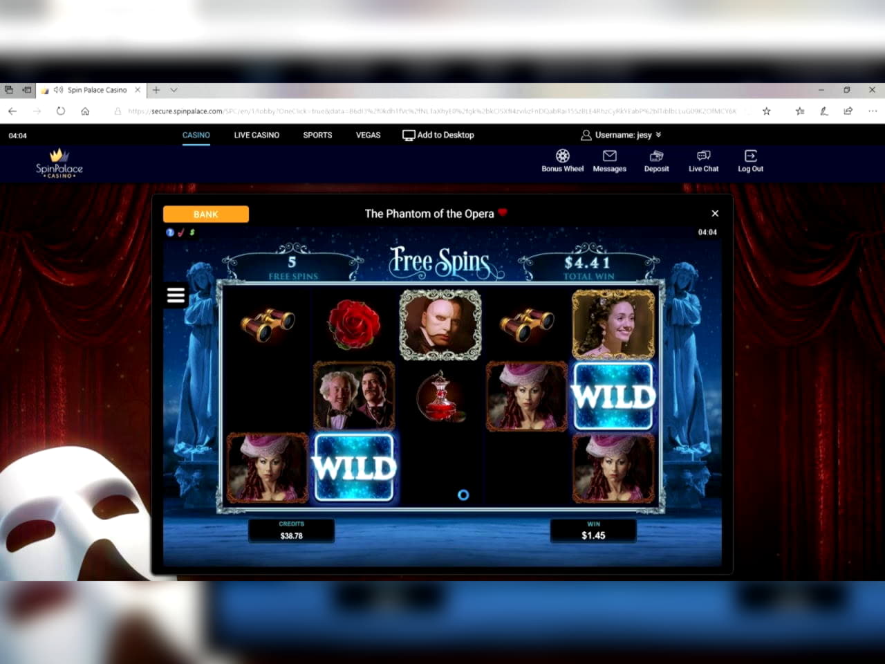 $1215 No Deposit Casino Bonus at Casino Action