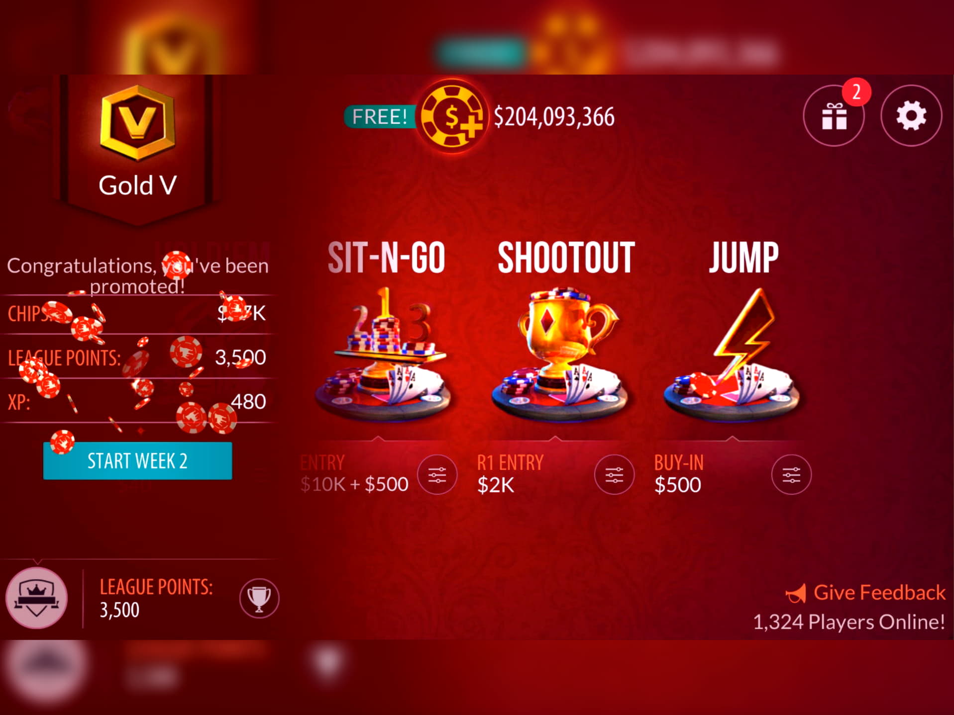 $740 Tournament at Cashpoint Casino