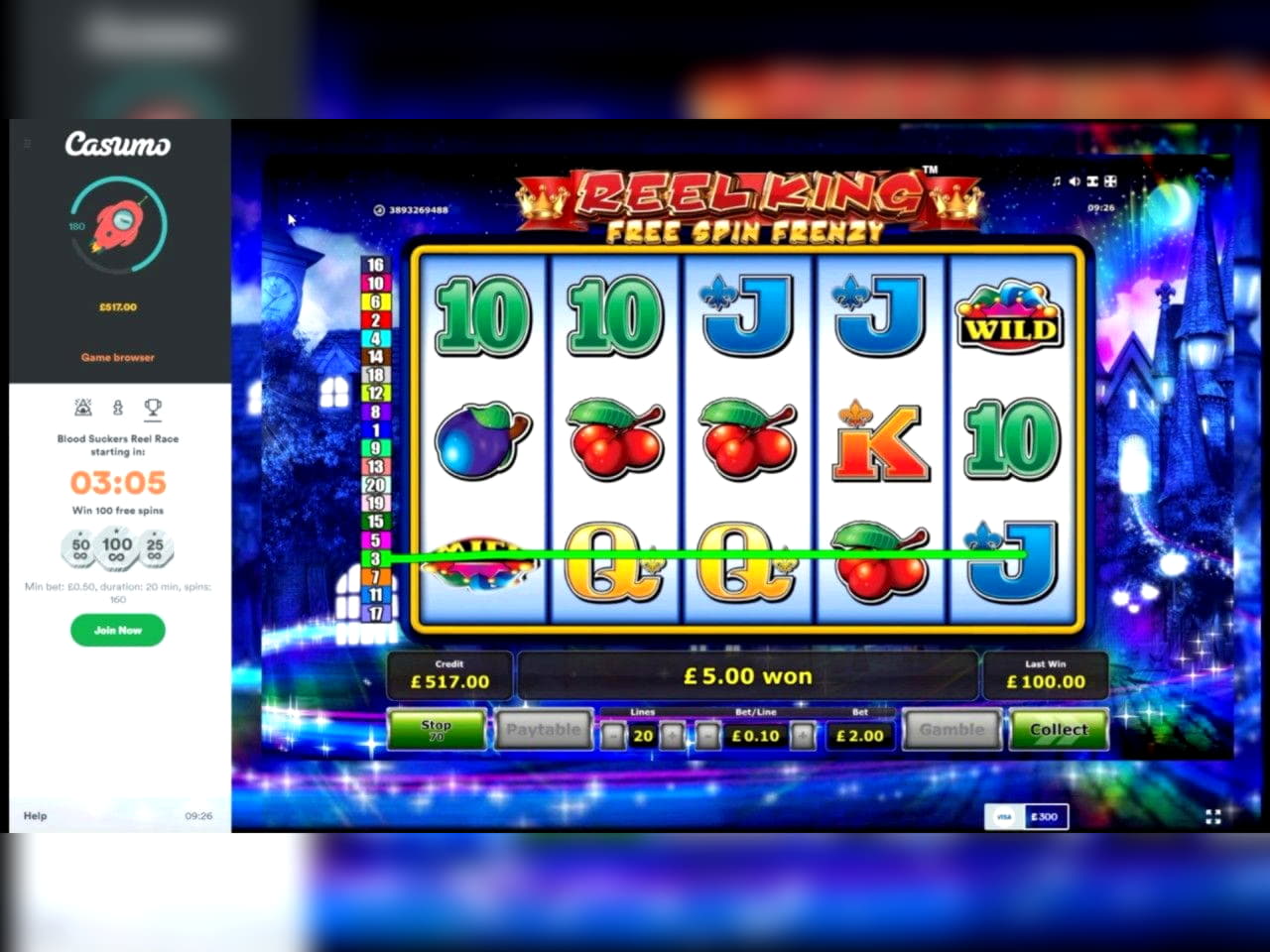 95% Welcome Bonus at La Fiesta Casino