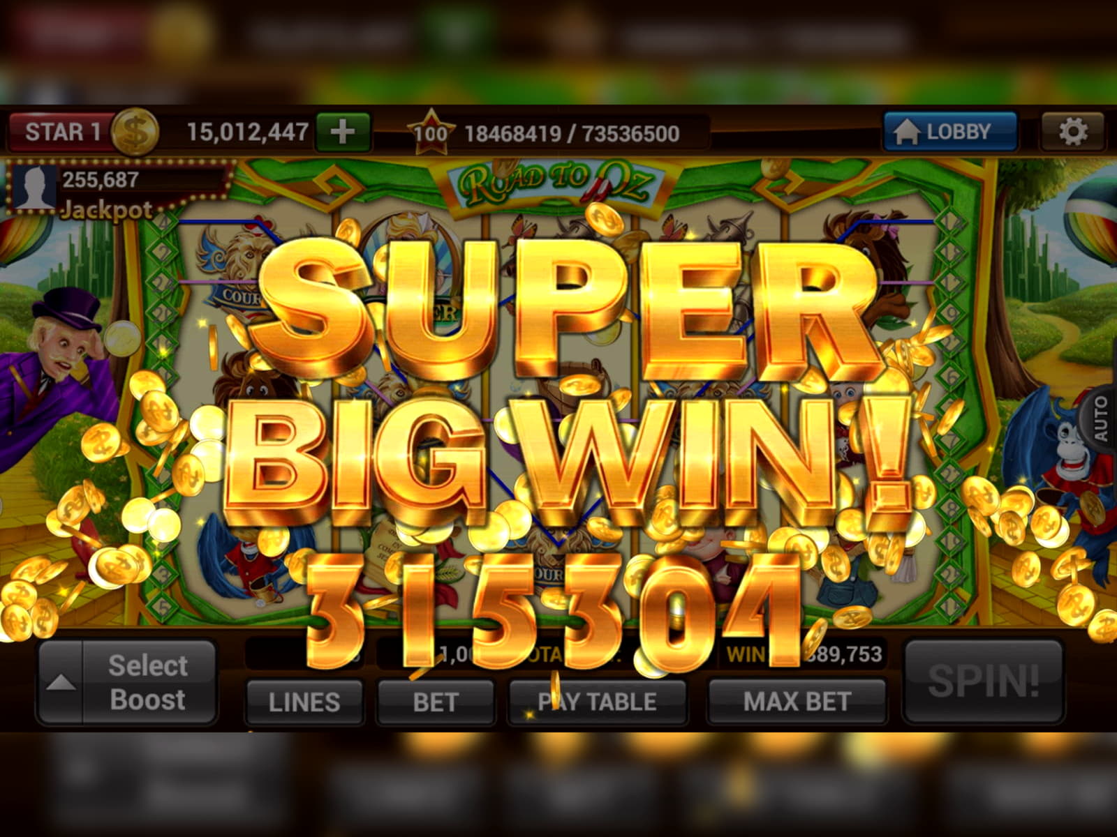 225 Free Spins no deposit casino at Spin Palace Casino