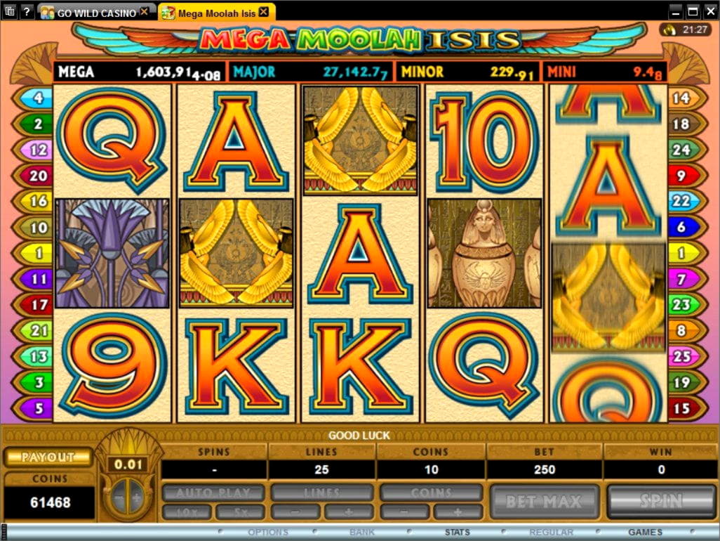 260% casino match bonus at Betway Casino