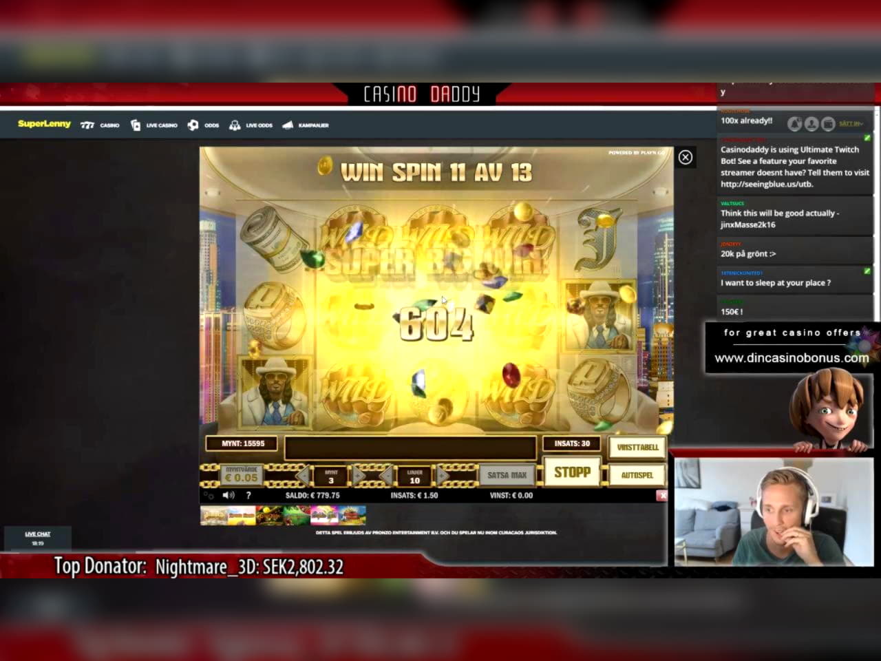 EURO 155 Free Money at Spintropolis Casino