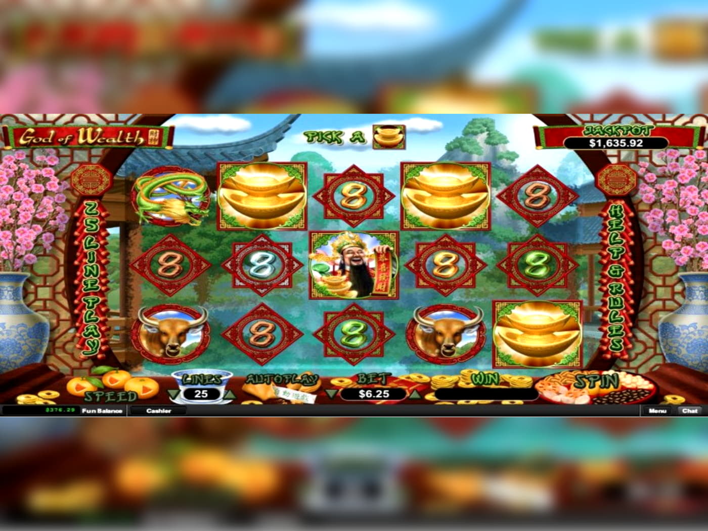 345% Match bonus casino at Gamebookers Casino
