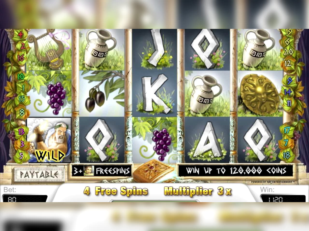 77 Free Spins Casino at Zodiac Casino