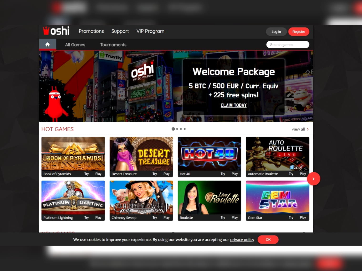 $650 free chip at Seven Cherries Casino