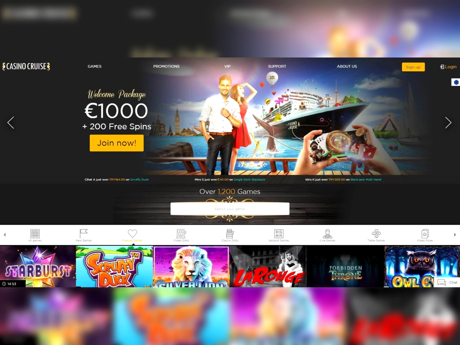 EURO 785 Tournament at Inter Casino