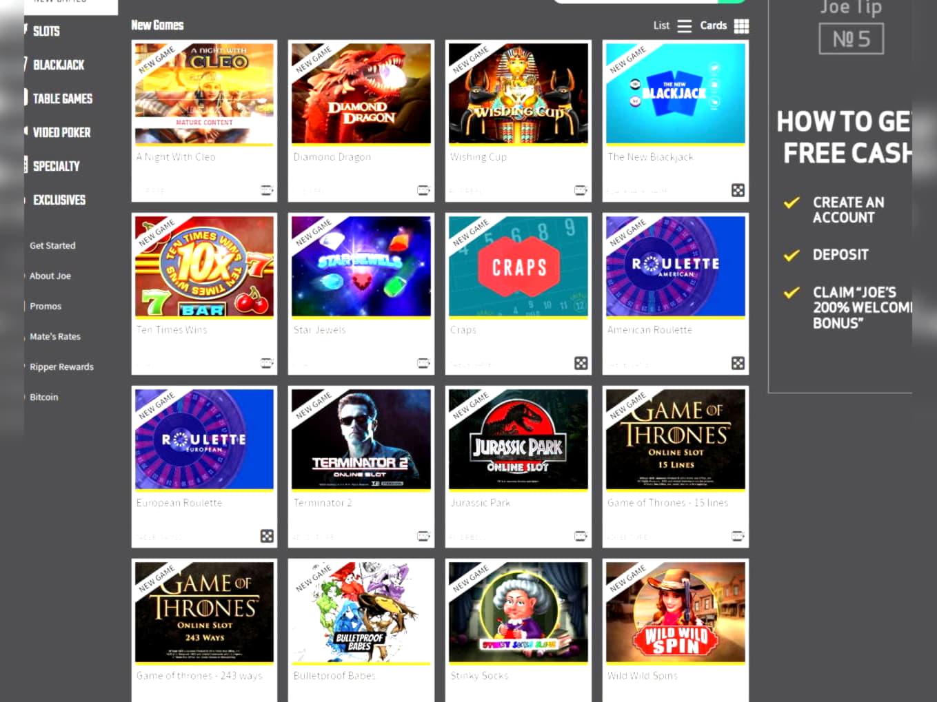 Eur 4025 NO DEPOSIT at Seven Cherries Casino