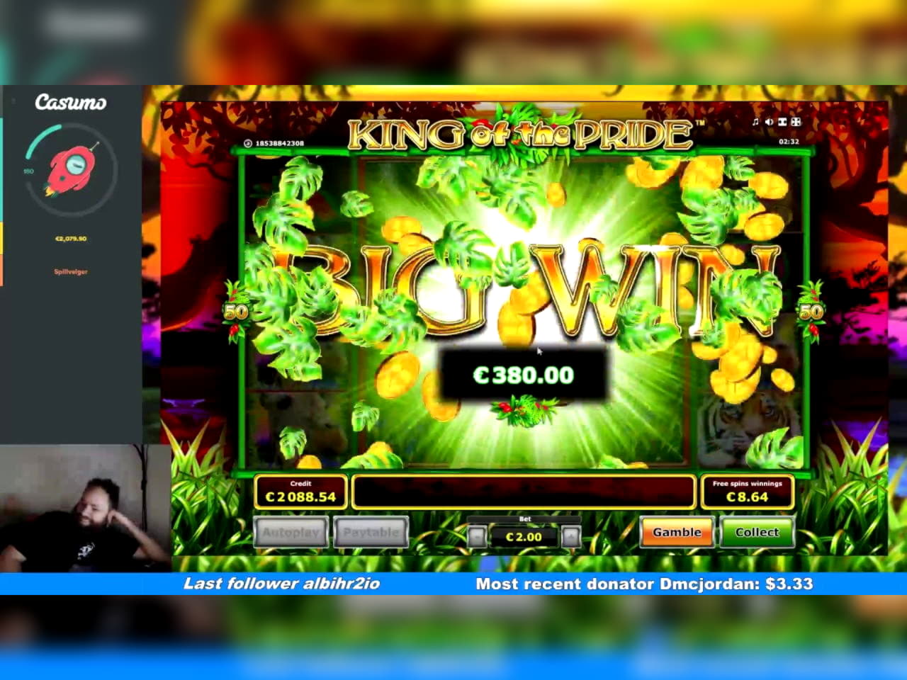 22 FREE SPINS at Euro Palace Casino