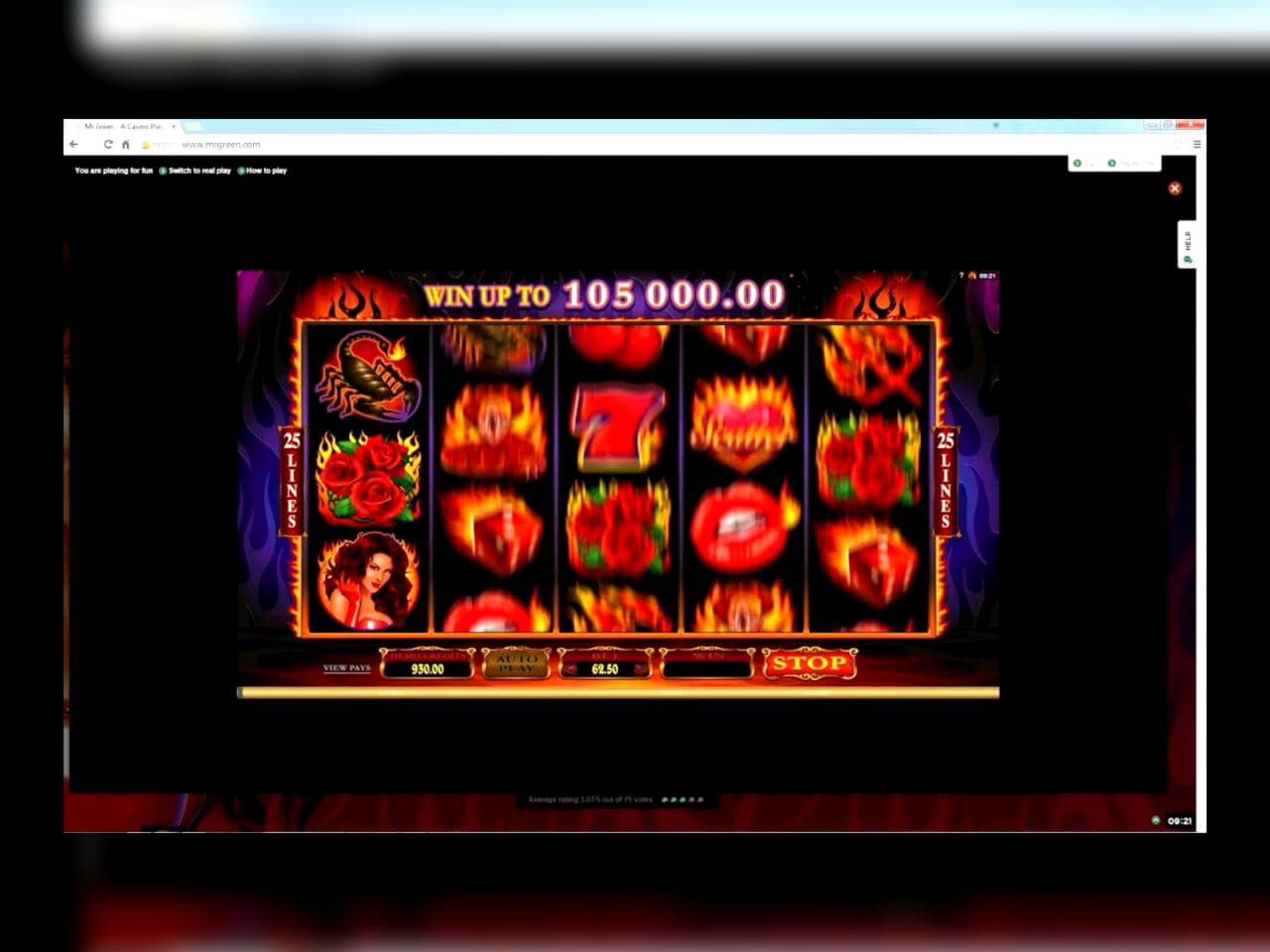 820% Deposit match bonus at Gamebookers Casino