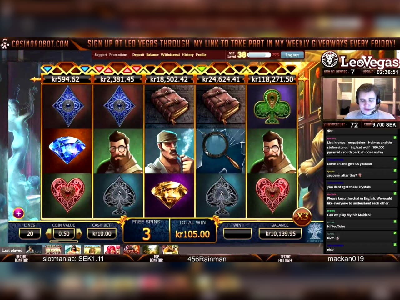 $700 Casino tournaments freeroll at Casino-X