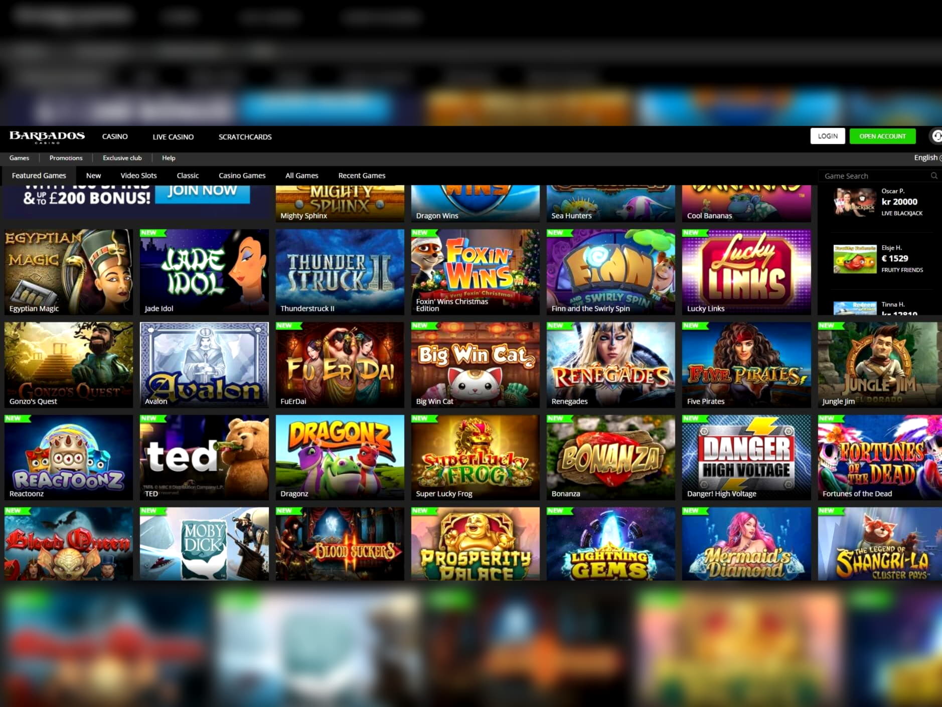 $320 Free Casino Chip at Casino Action