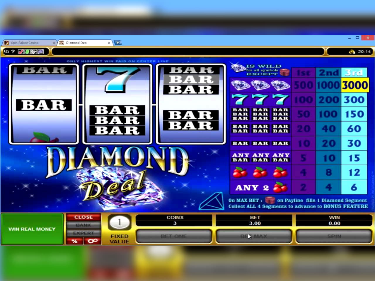 EUR 1145 No deposit bonus casino at Royal Dubai Casino