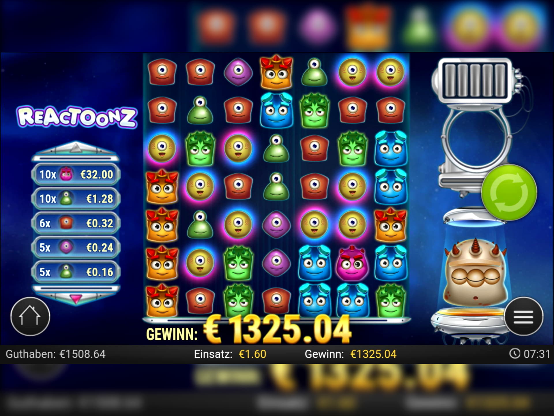 EURO 440 Daily freeroll slot tournament at William Hill Casino