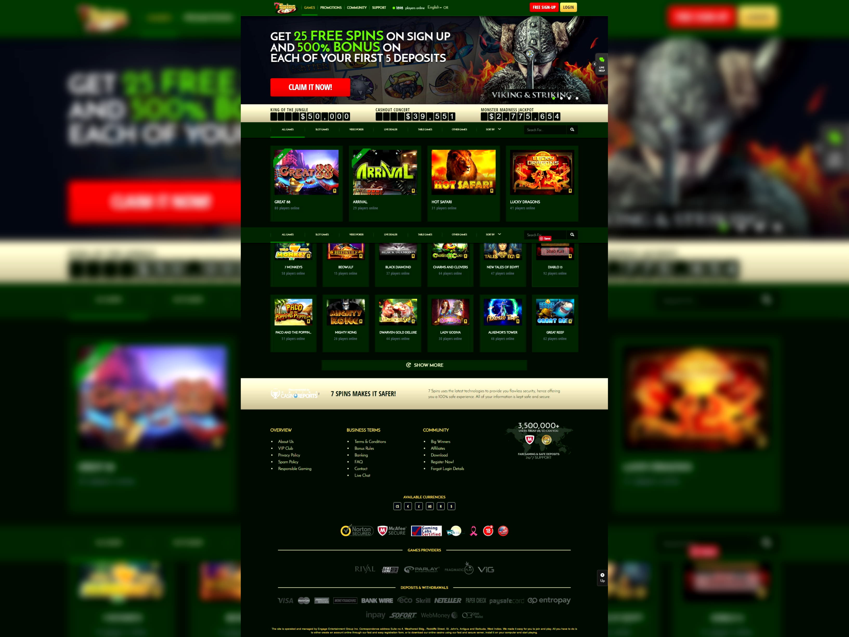 €2680 No deposit casino bonus at Luxury Casino