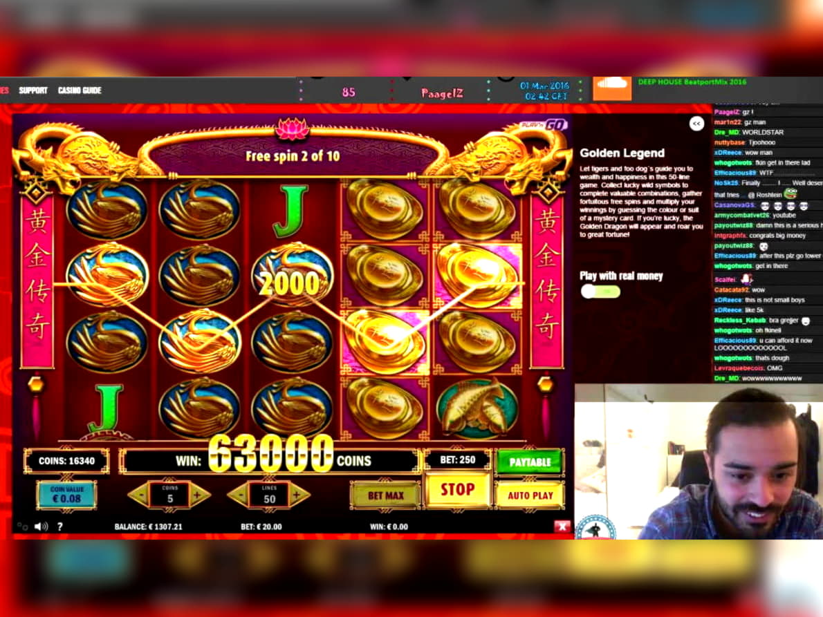 445% Deposit match bonus at Casino com